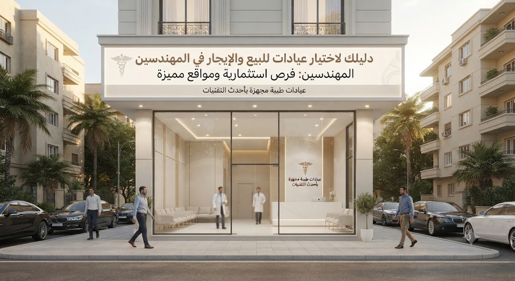 دليلك لاختيار عيادات للبيع والإيجار في المهندسين: فرص استثمارية ومواقع مميزة