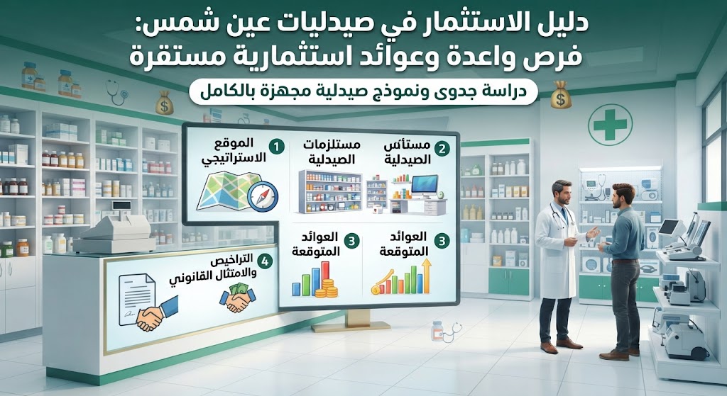 دليل الاستثمار في صيدليات عين شمس: فرص واعدة وعوائد استثمارية مستقرة