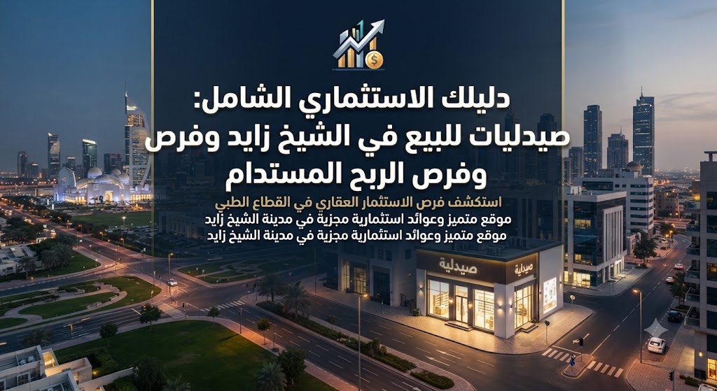 دليلك الاستثماري الشامل: صيدليات للبيع في الشيخ زايد وفرص الربح المستدام