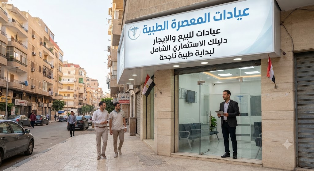 عيادات للبيع والإيجار في المعصرة: دليلك الاستثماري الشامل لبداية طبية ناجحة