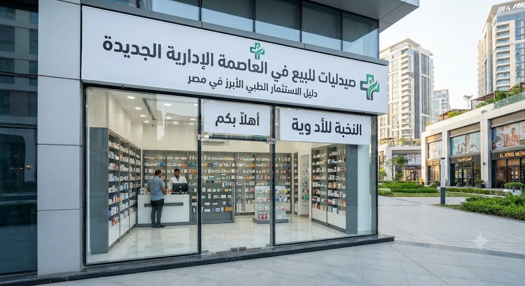 صيدليات للبيع في العاصمة الإدارية الجديدة: دليل الاستثمار الطبي الأبرز في مصر