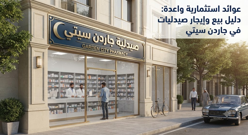 عوائد استثمارية واعدة: دليل بيع وإيجار صيدليات في جاردن سيتي