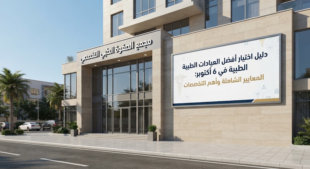 دليل اختيار أفضل العيادات الطبية في 6 أكتوبر: المعايير الشاملة وأهم التخصصات