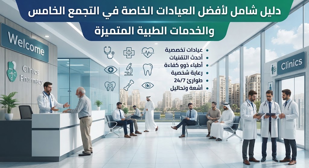 دليل شامل لأفضل العيادات الخاصة في التجمع الخامس والخدمات الطبية المتميزة